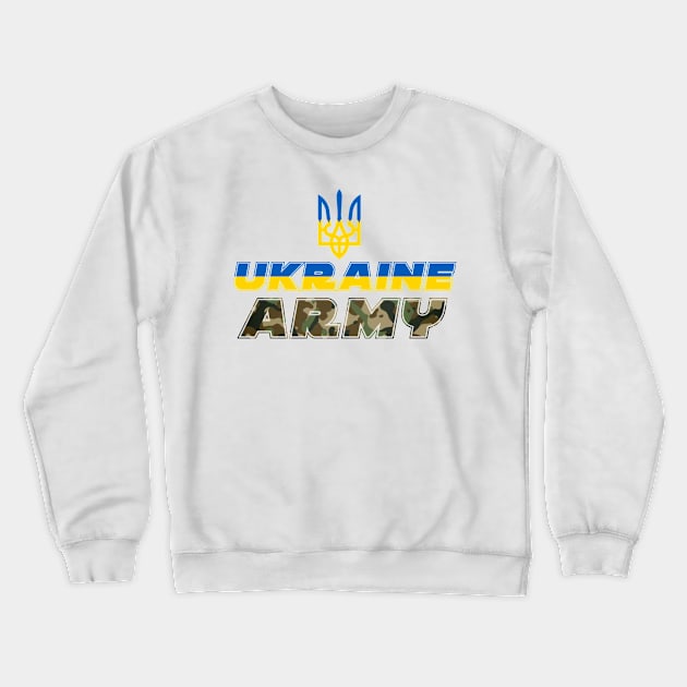 Ukraine Army Design Crewneck Sweatshirt by Proway Design